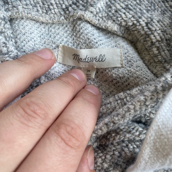 Madewell | Quilted Sleeve Hoodie Sweatshirt - Picture 3 of 7